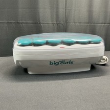 Conair Quick Big Curls Hot Rollers Set of 12 Jumbo Blue Teal Rollers