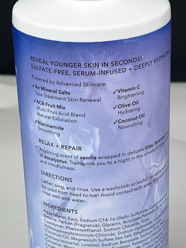 Nakery Beauty SkinRecovery Relax + Repair Face, Body & Hair Wash 33.8 Fl Oz NEW - Picture 6 of 11