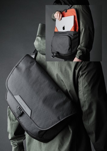 ALPAKA Alpha VX21 X-Pac Limited Edition Black Nylon Messenger Bag - 第 1/9 張圖片