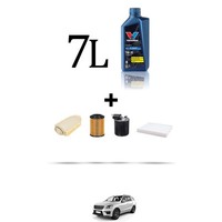 Hoffcar Set Service 4 Filter Und 7L ÖL FüR Mercedes Classe M (W166) 250 CDI