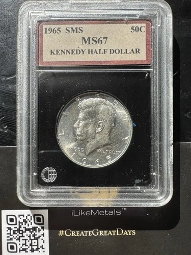 67 Special Mint set SMS 1965 Kennedy Half Dollar NCGS MS 50c wow Incredible Coin