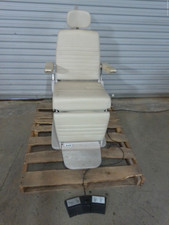 Reliance 7000 Ophthalmic White Adjusting Patient Chair W/ Petal