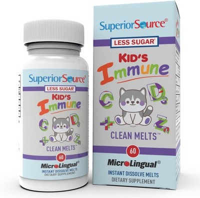 Superior Source Kid's Immune Clean Melts - Immunity Support Supplement - Contain