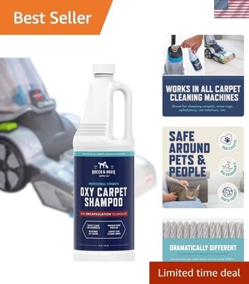 Rocco & Roxie Professional Pet Carpet Cleaner - 32 Oz Stain Remover with Lemo...