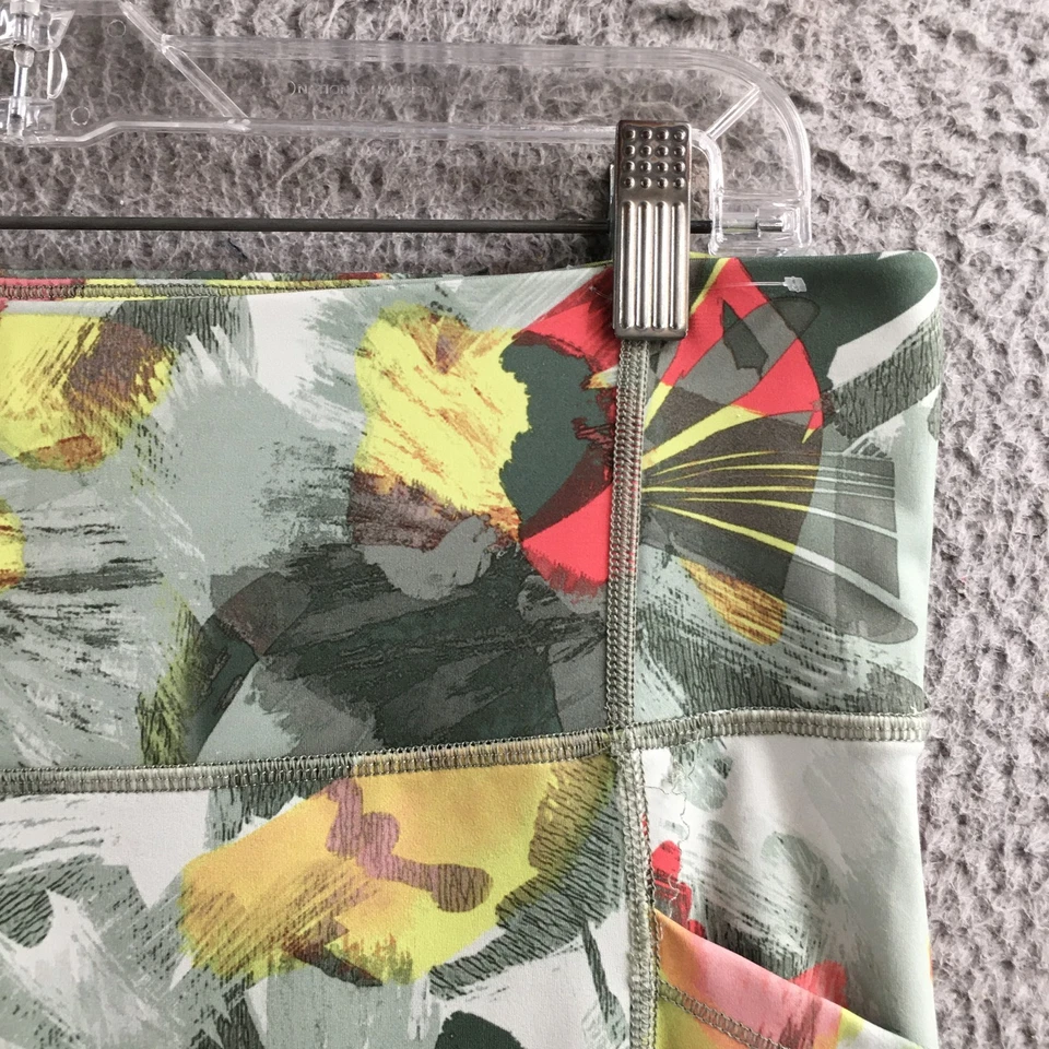 Calvin Klein Performance Leggings Mujer 1X Multicolor Floral Pull On Elástico Foto 4 de 4