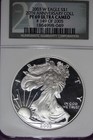 2003 W NGC PF69 ULTRA CAMEO AMERICAN SILVER EAGLE 20TH ANNIVERSARY #B51643 — photo 1