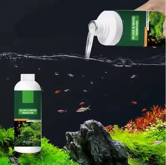 Algae & Moss Remover For Fish Tank 200ml Aquarium Fish Tank Cleaning Agent - image 3 of 4