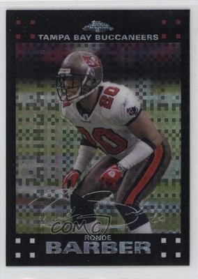 2007 Topps Chrome X-Fractor Ronde Barber #TC92 0q3