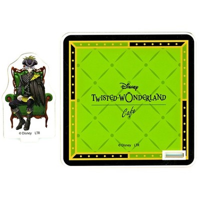 Silver Glorious Masquerade Acrylic Stand Coaster OH MY CAFE 2024 Japan X363