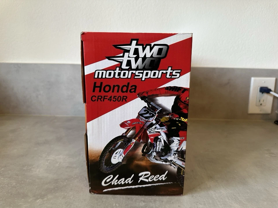 Chad Reed #22 1:6 Scale Die-Cast Dirt Bike Toy Honda 2012 Motocross MX Rare New - Image 4 of 4