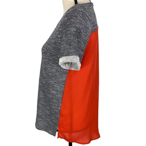 Felpa Market & Spruce Xander Stitch Fix manica corta tessuto schiena piccola - Foto 2 di 10