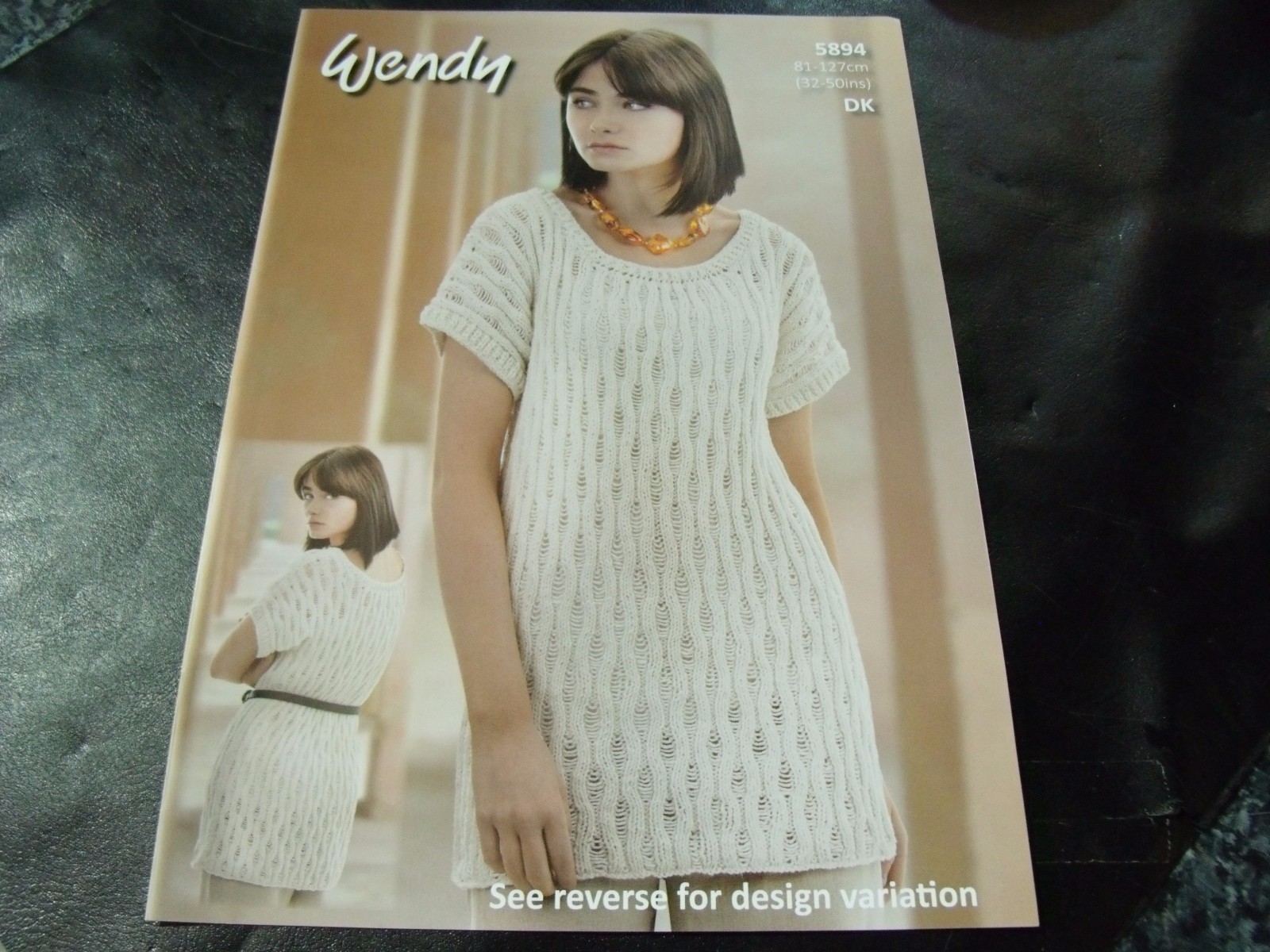 Wendy Double Knit Pattern 5894 Ladder Stitch Tops 81/86 - 122/127 cm