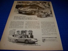 1968 PORSCHE "PORSCHE SPENT YEARS..."..1-PAGE SALES AD (755KK)
