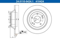 2X ATE 24.0110-0424.1 Bremsscheibe FüR Ssangyong