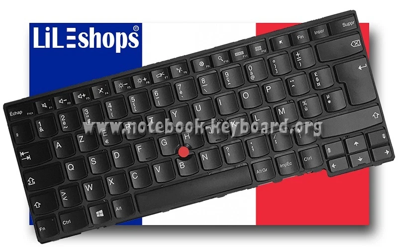 Clavier Français Original Pour Lenovo ThinkPad L440 L450 T450 T450s NEUF - Photo 1/1