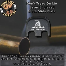 Don't Tread On - Glock Rear Slide Plate Back Plate for Full Sized Glocks Gen 1-5
