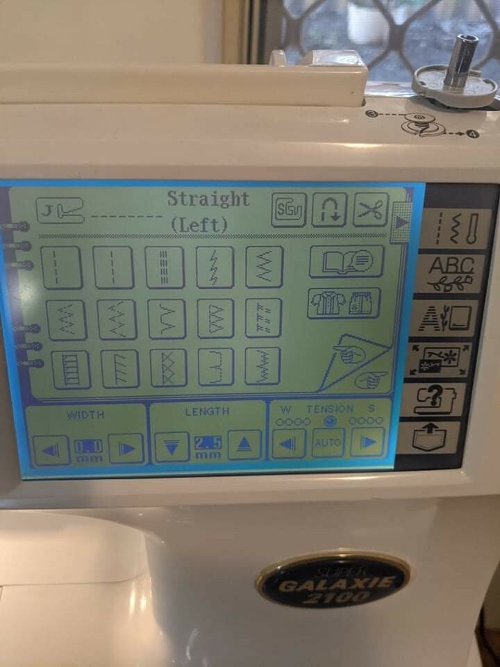 Brother Super Galaxie 2100 Embroidery Machine eBay