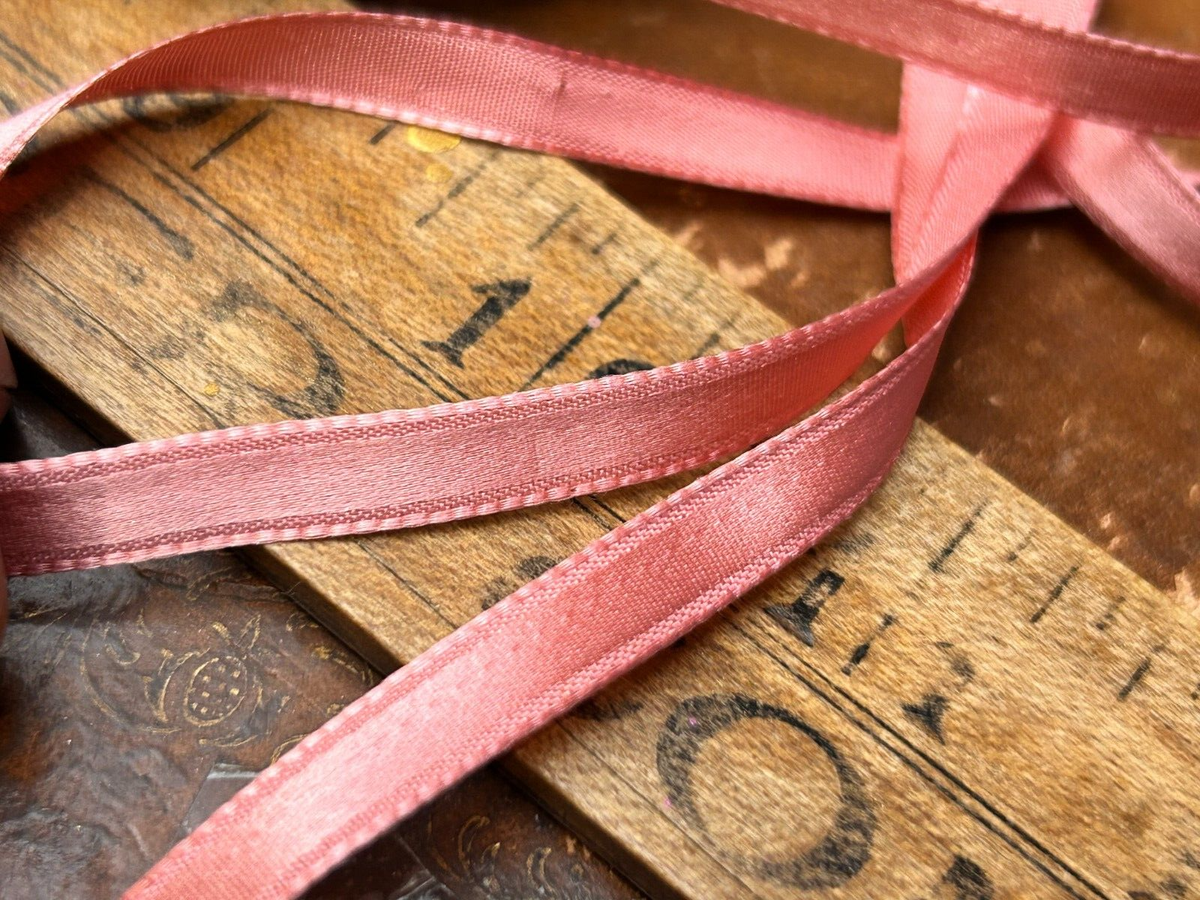 vintage rayon silk satin 1/4