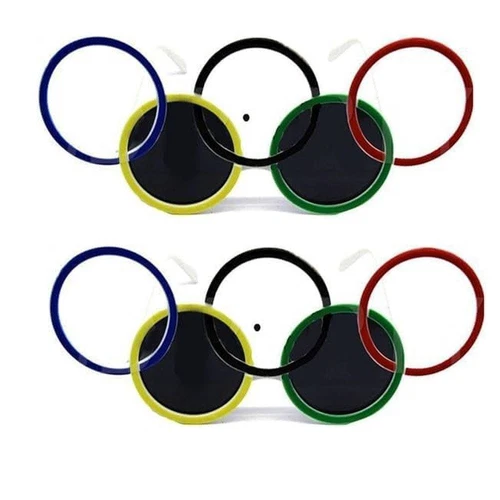 Olympic Ring Glasses Sport Fashion Sunglasses 5 Ring Paris French Glasses - Picture 13 of 22