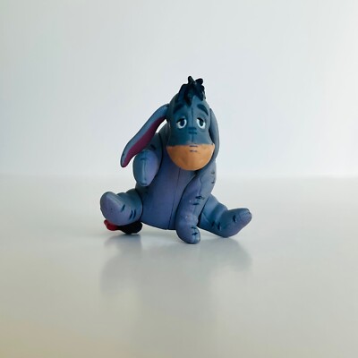 Winnie the Pooh Choco Party Eeyore Mini Figure Rare Disney Tomy Japan 2003