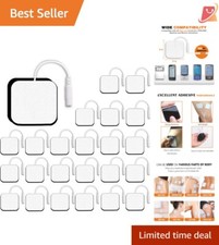 Universal 24PCS TENS Unit Replacement Pads - Non-Irritating  Durable Design