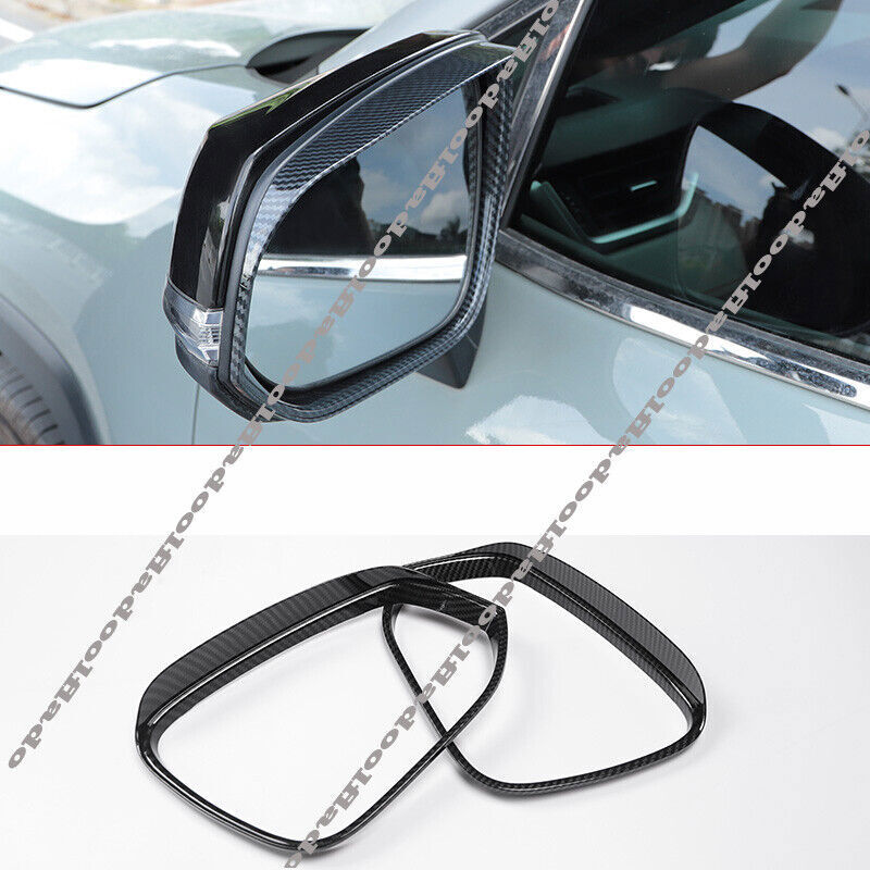 2020-22 Toyota Highlander Carbon Fiber Mirror Rain Visor Cover