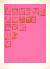 Justo Barboza Argentina 1995 signed limited edition original art print serigraph