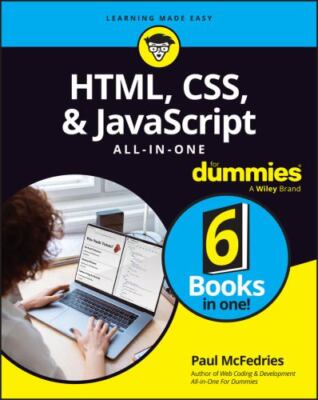 HTML, CSS,  JavaScript All-in-One For Dummies - Paperback 