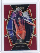 2022 PANINI SELECT WWE QUEEN ZELINA PREMIER LEVEL MAROON PRIZM # 6/149 