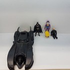 BatMobile Lot W/ Missile 1989 Batman Bob The Joker Goon & Joker Squirting Orchid