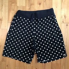 BAPE Dot pattern sweat shorts a bathing ape Size M