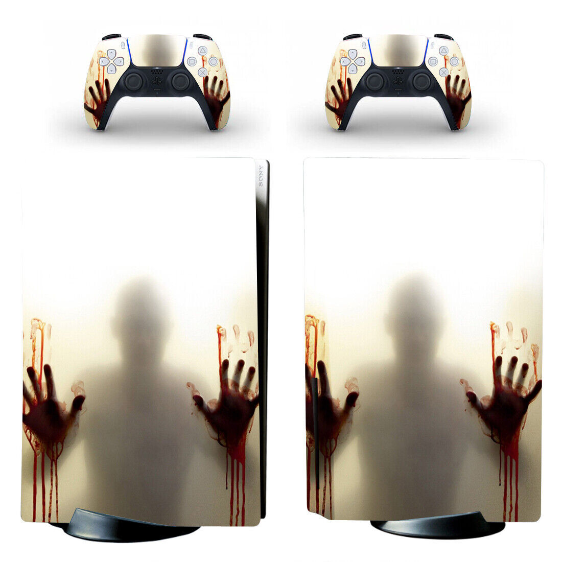 Walking Dead The Zombie Horrible Sticker Skins for PS5 Standard Disc Console