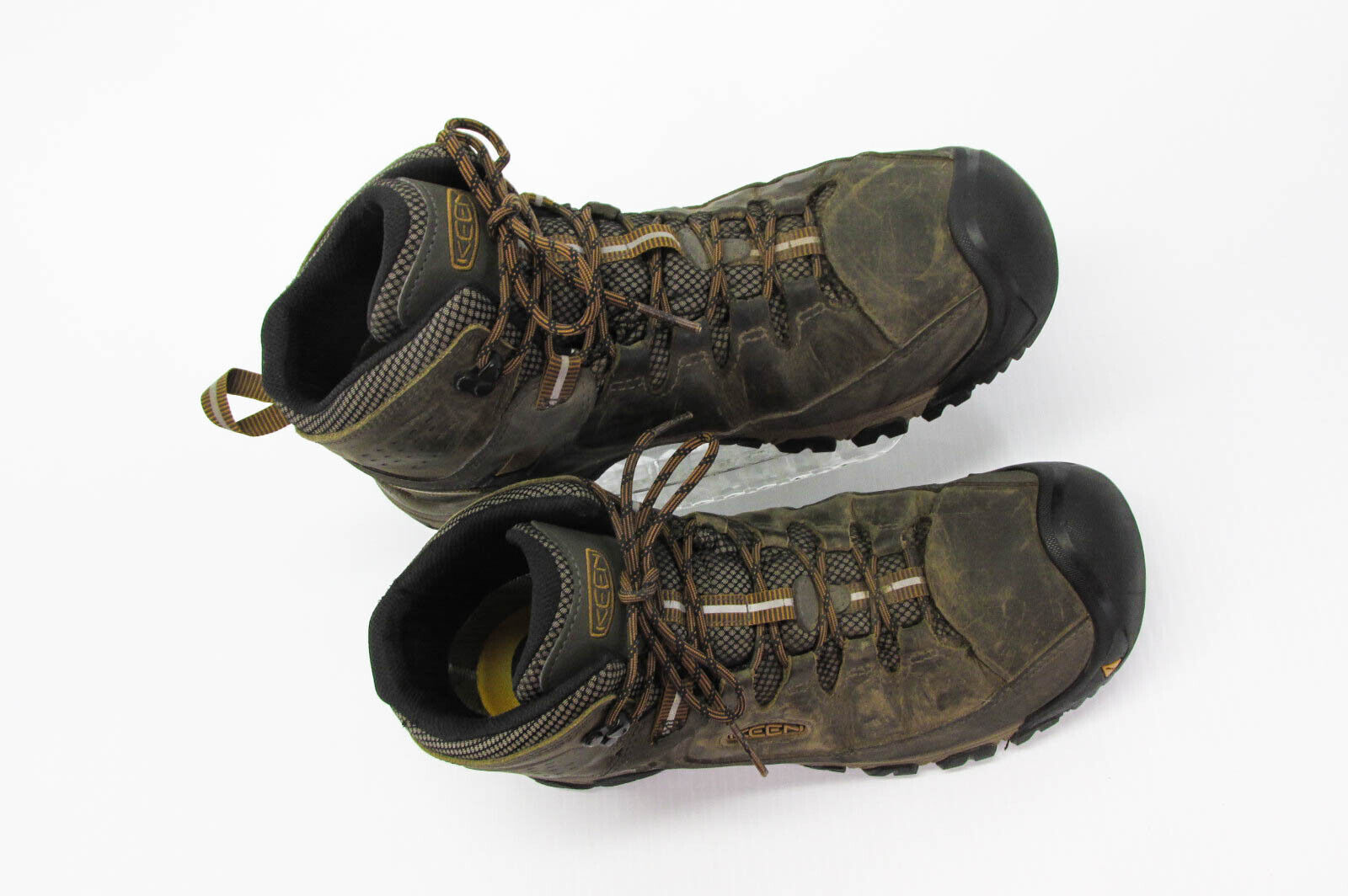 Stivali Keen uomo Targhee taglia media 13 marroni escursionismo chukka stringati usati vq