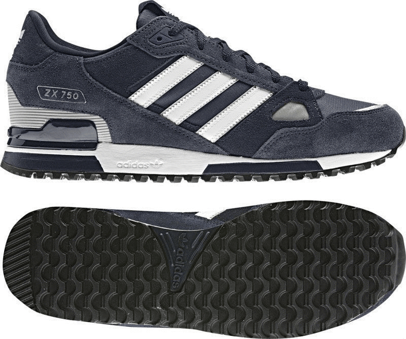 ADIDAS ORIGINALS 750 TRAINERS NAVY/WHITE MENS UK | eBay