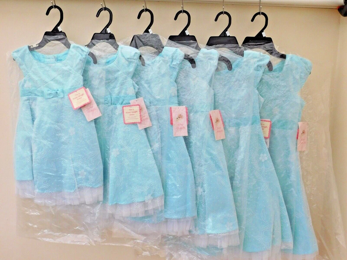 Girls blue hot sale holiday dress