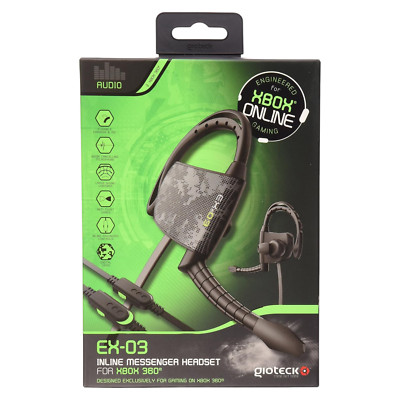 Gioteck EX-03 Wired Headset for Microsoft Xbox 360 [Brand New]