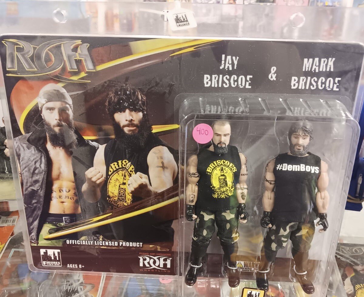 ROH Jay & Mark Briscoe Wrestling Figures Toy Company Figures Limited Ed