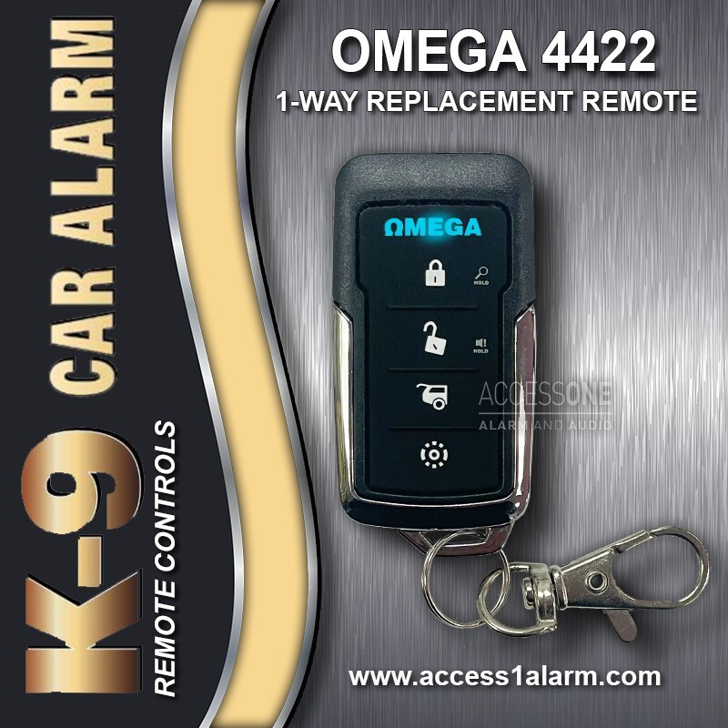 NEW K-9 Omega 4422 4-Button 1-Way Remote Control VGA4422 For K9  