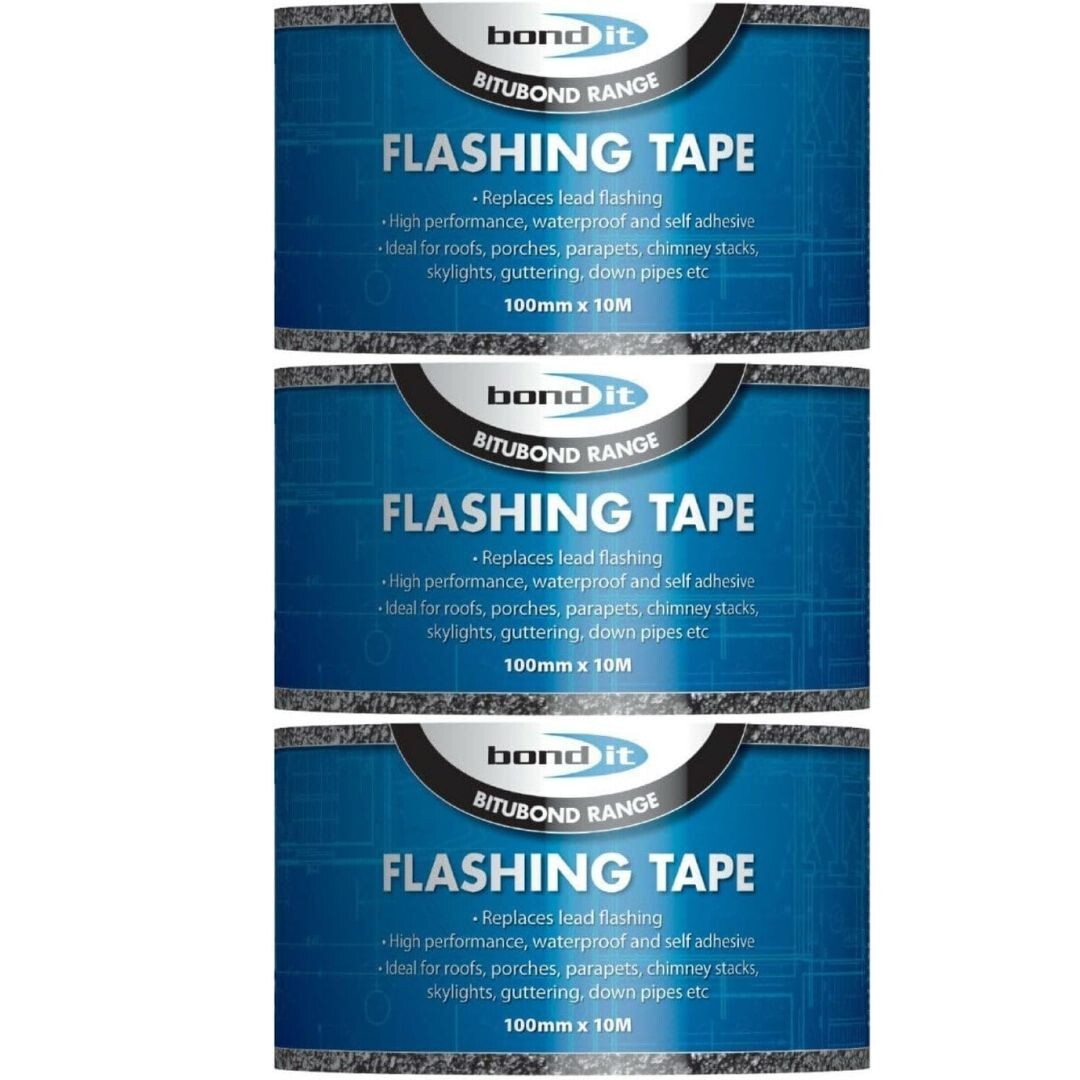 B&Q - Bondit Self Adhesive Flash Band Flashing Tape 100mm 10 Meters - Image 3