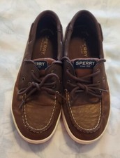Sperry Boat Shoe Loafer Big Kid Boys Size 4M Brown Slip On