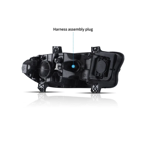 For 2015-2023 Dodge Charger Headlight Halogen LED DRL Projector Right Passenger - Picture 5 of 8