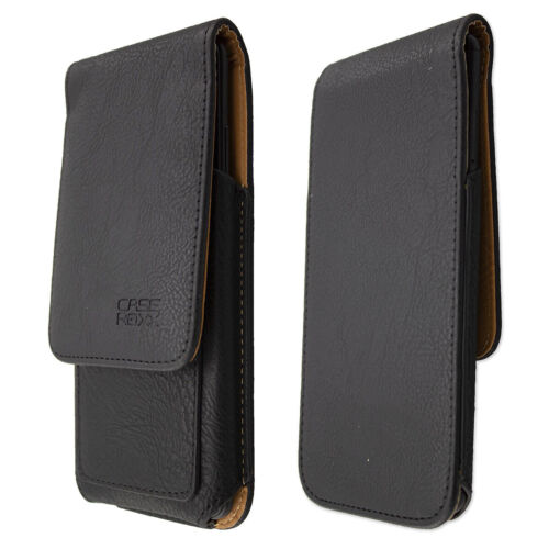 caseroxx Flap Pouch for HTC One X10 in black made of genuine leather - 第 1/4 張圖片