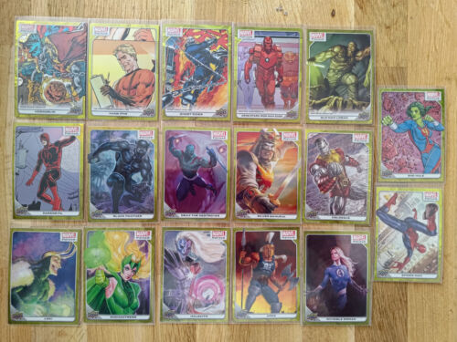 2023/24 Upper Deck Marvel Platinum - ¡Cartas arco iris de color!! ¡Elige tu tarjeta!! - Imagen 1 de 5