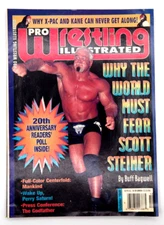 PRO WRESTLING ILLUSTRATED OCT 1999  - SCOTT STEINER / X-PAC / MANKIND