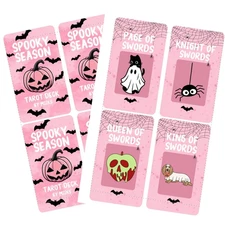 Digital Printable: Spooky Tarot Deck ( 78 cards ) / PDF File/ Digital Download