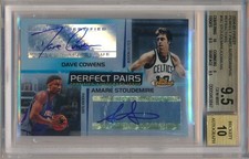 STOUDEMIRE Cowens 2004-05 Topps FINEST Perfect Pairs REFRACTOR AUTO /20 BGS 9.5