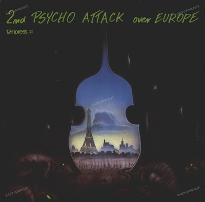 Various - 2nd Psycho Attack Over Europe Poland LP 1988 (VG+) '