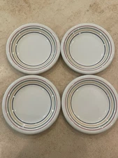 Colorful La Primula Small Plates 8" Diameter Set of 4