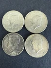 1964 Kennedy Half Dollar 50C Silver Coin - Lot of 4