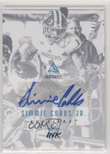 2018 Panini Luminance Rookie Ink Platinum Blue 14/25 Simmie Cobbs Jr Auto hn8